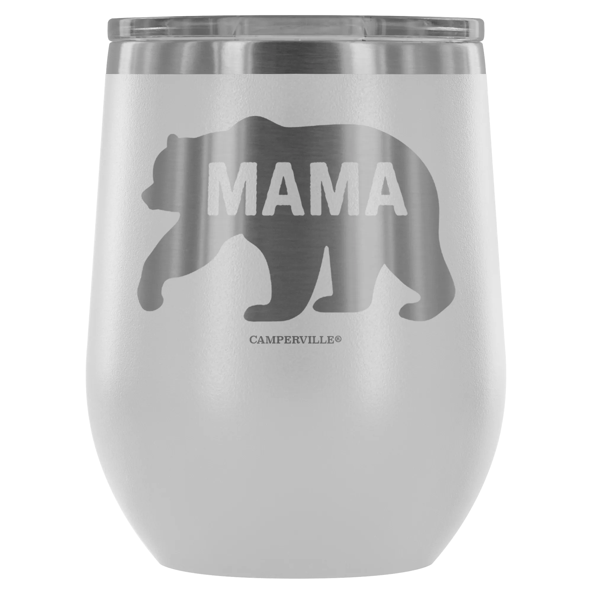 "Mama Bear" - Stemless Wine Cup