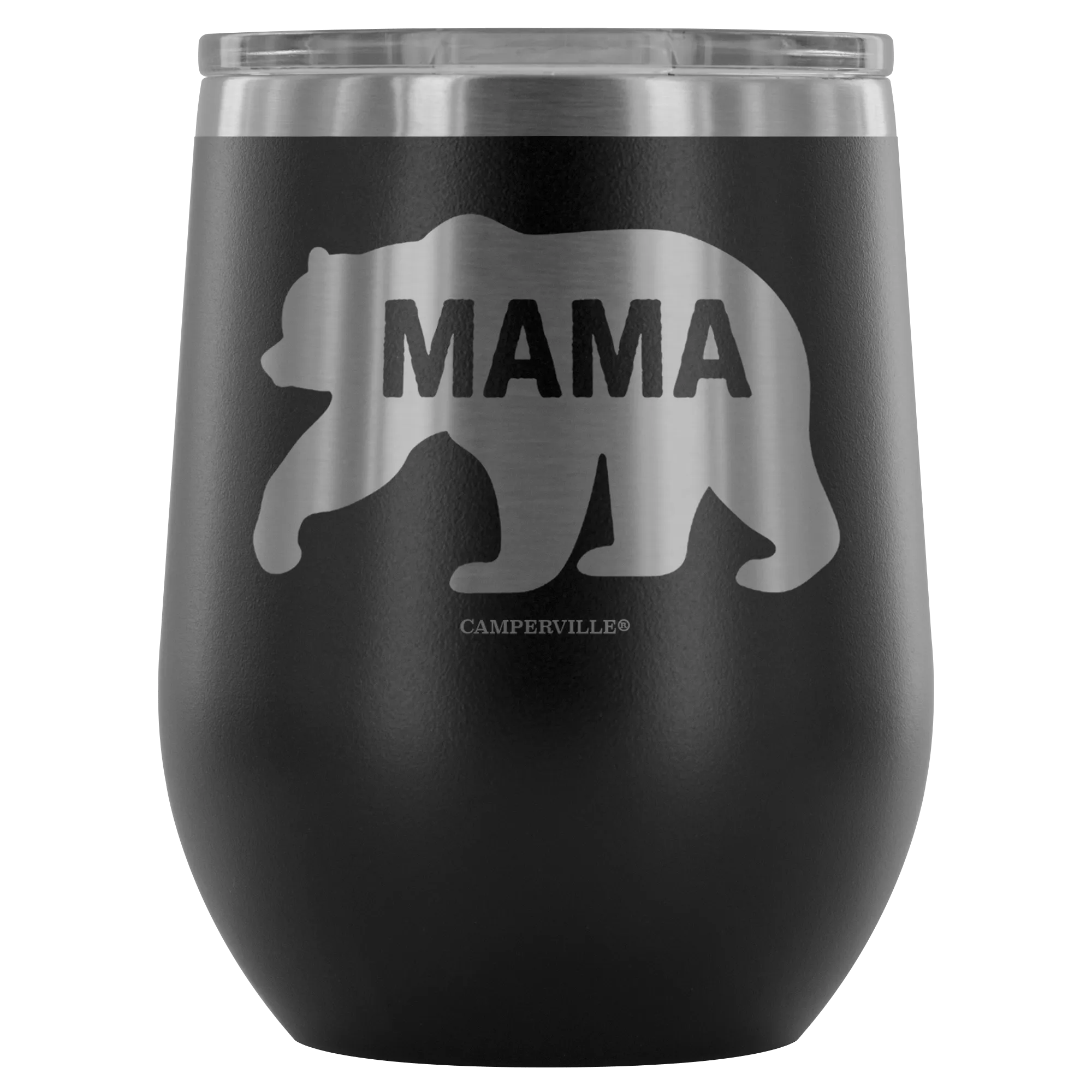 "Mama Bear" - Stemless Wine Cup