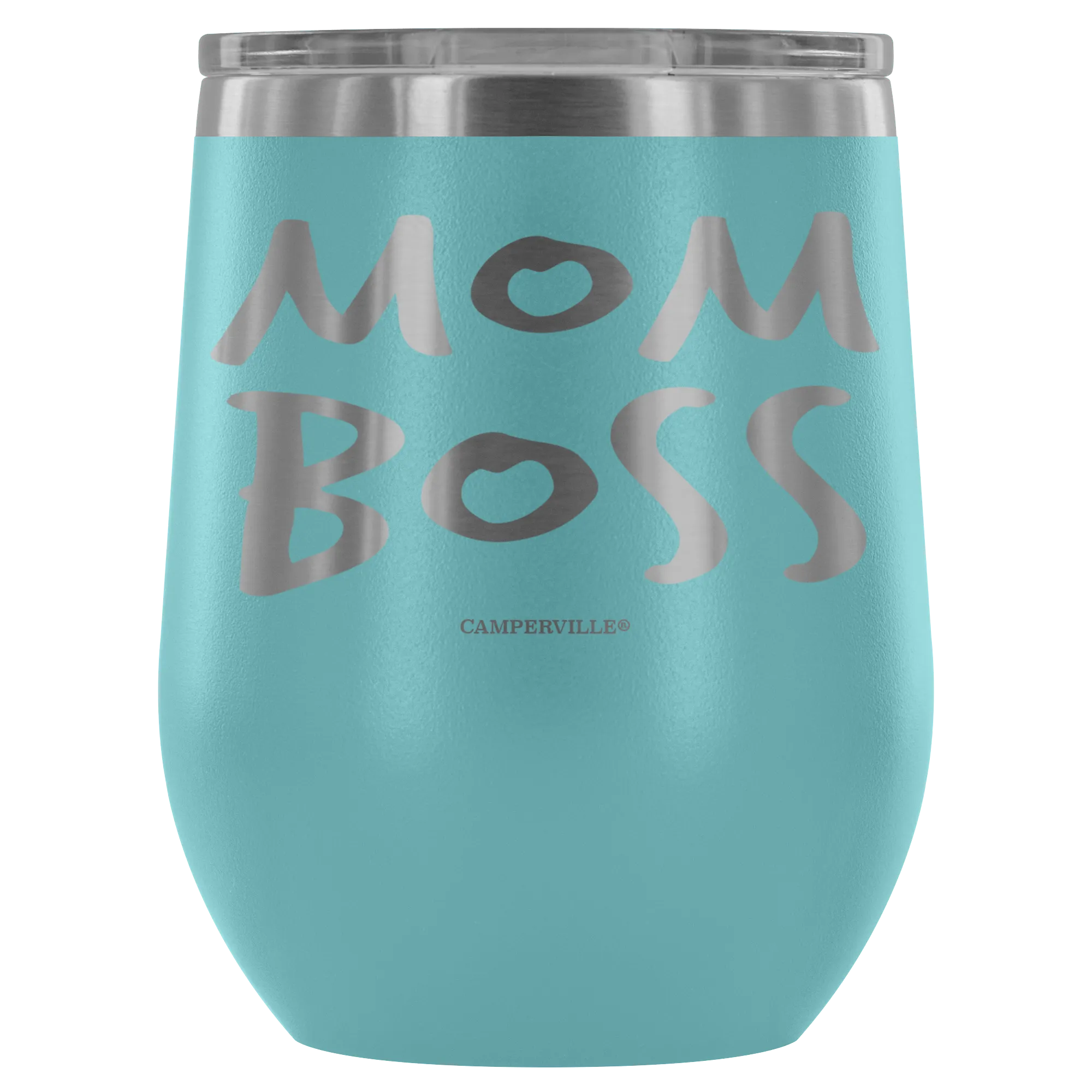 "Mom Boss" Stemless Wine Cup