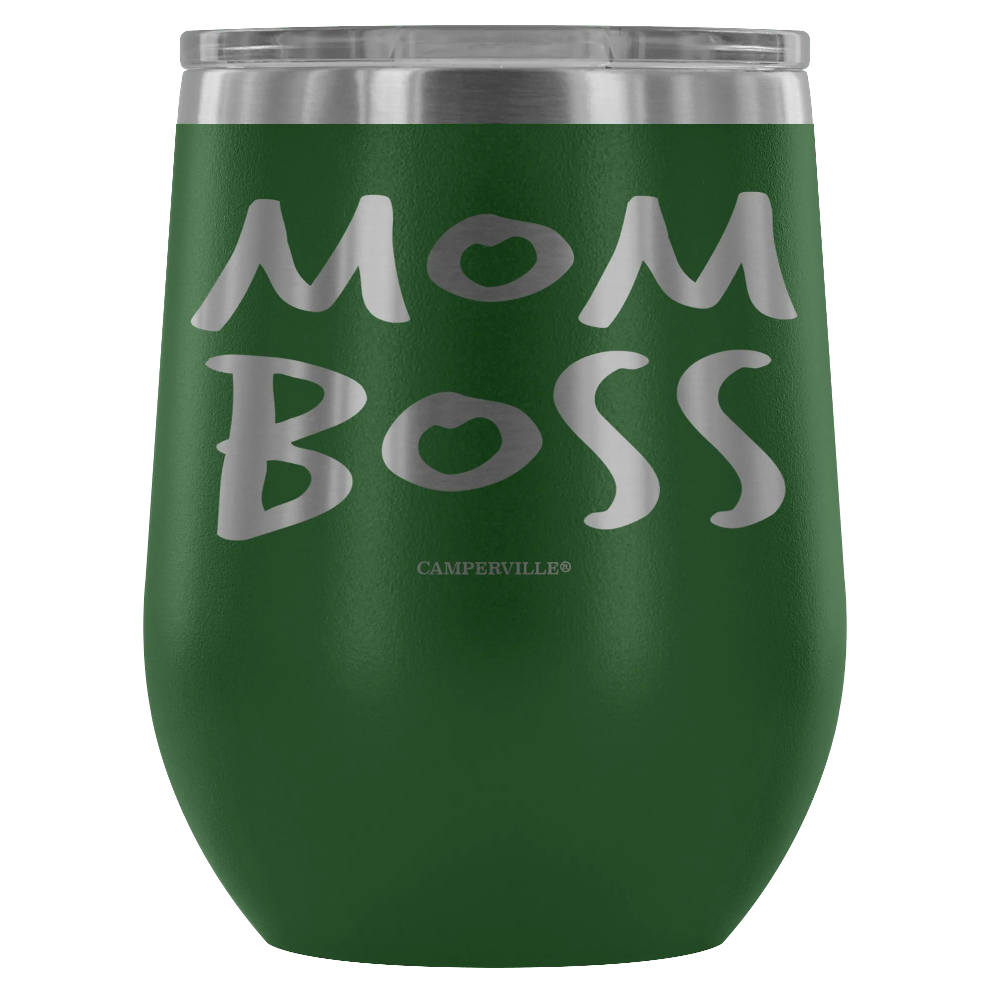 "Mom Boss" Stemless Wine Cup
