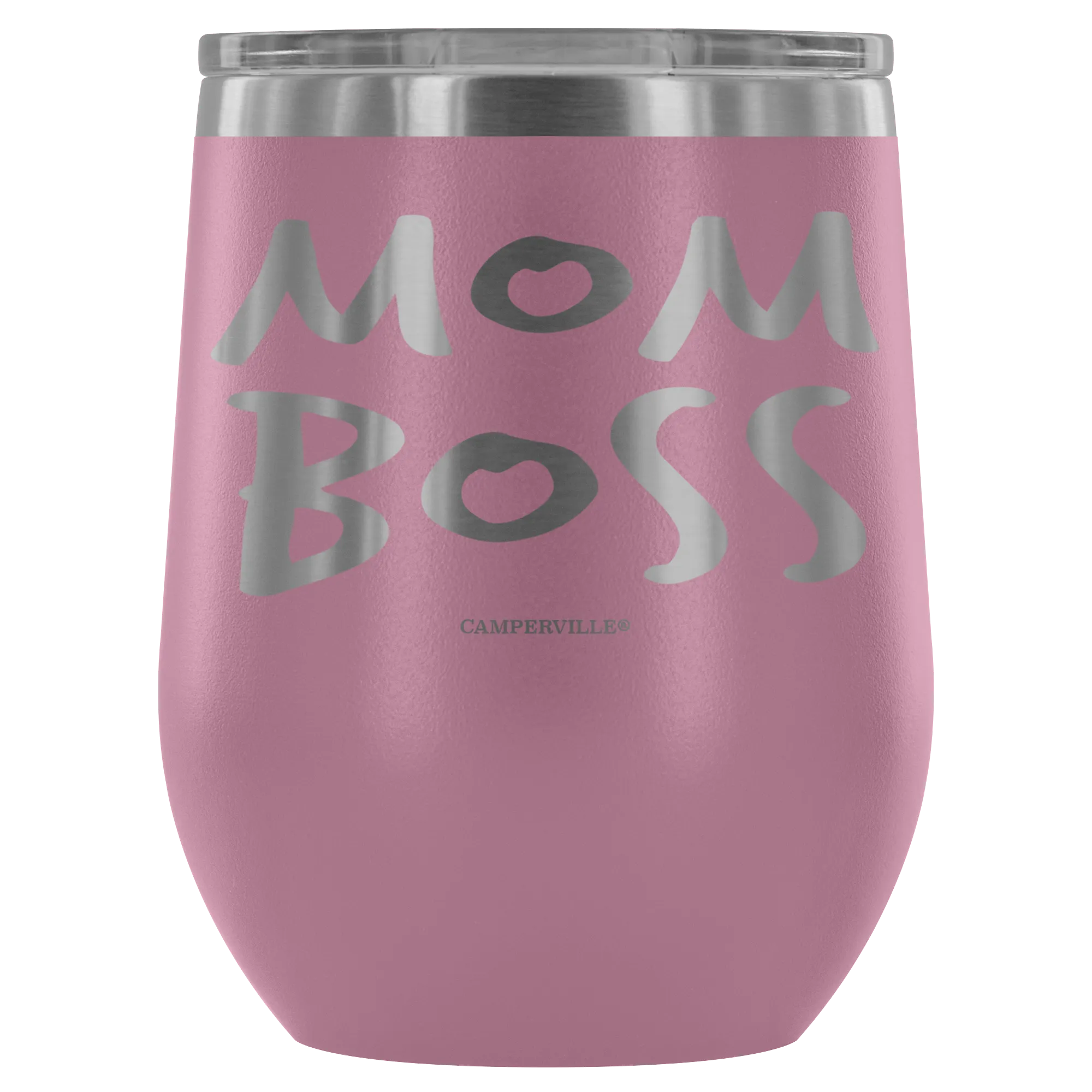 "Mom Boss" Stemless Wine Cup