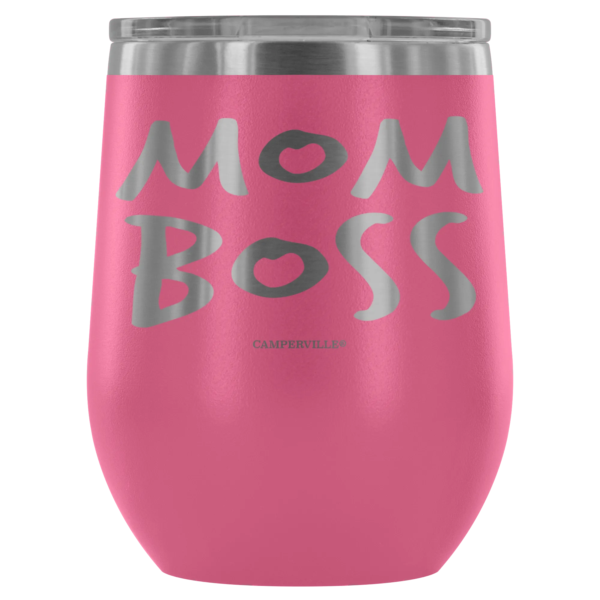 "Mom Boss" Stemless Wine Cup
