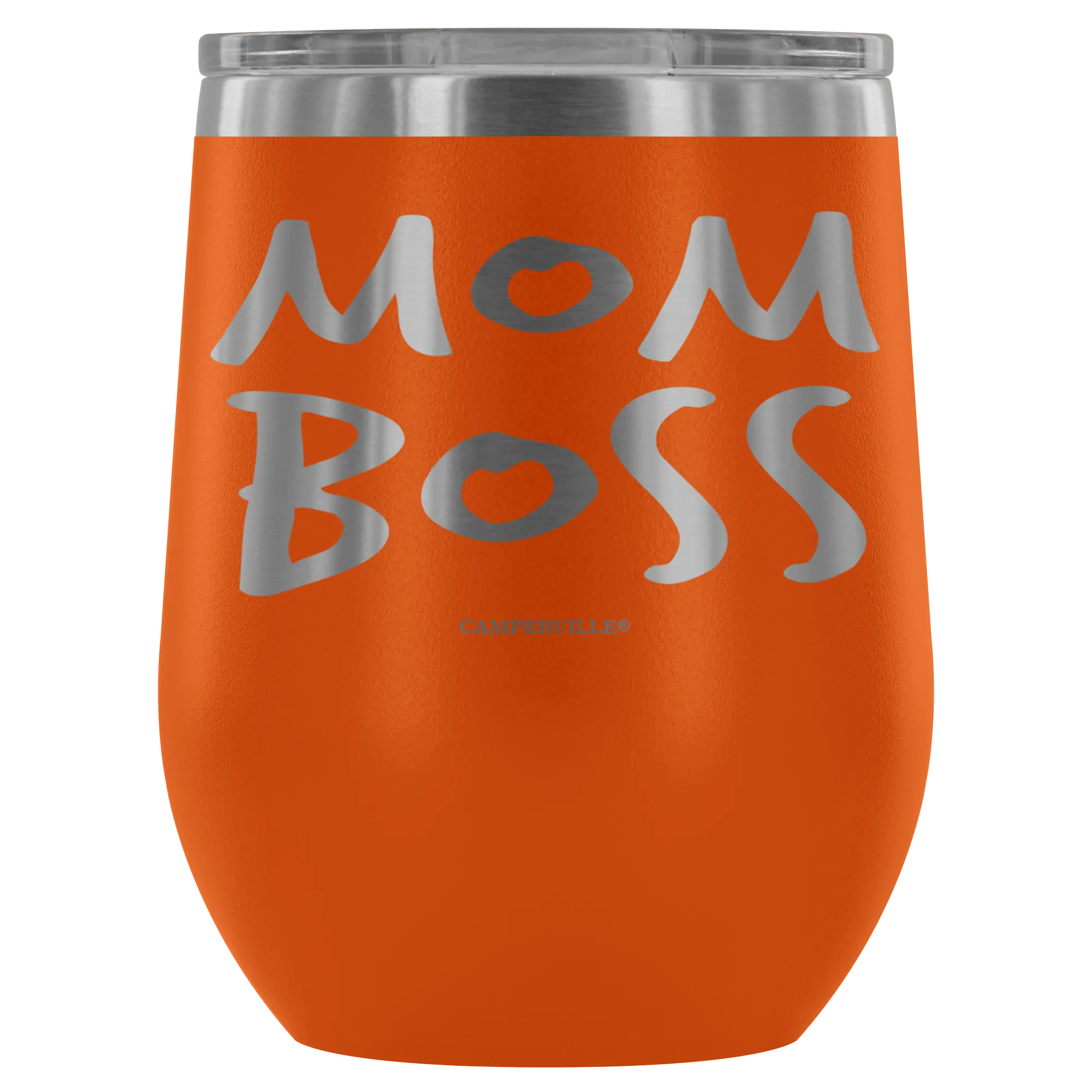 "Mom Boss" Stemless Wine Cup