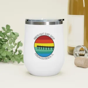 Retro Pier 12oz Insulated Wine Tumbler