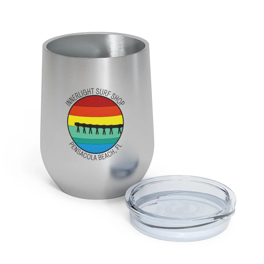Retro Pier 12oz Insulated Wine Tumbler
