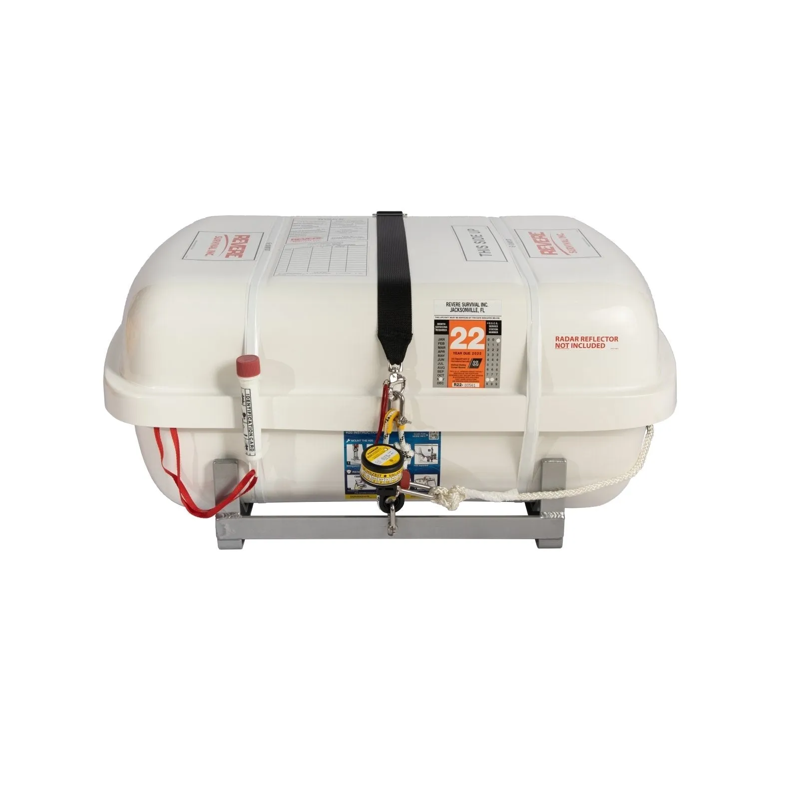 Revere USCG approved Coastal liferaft, 4-8 Person