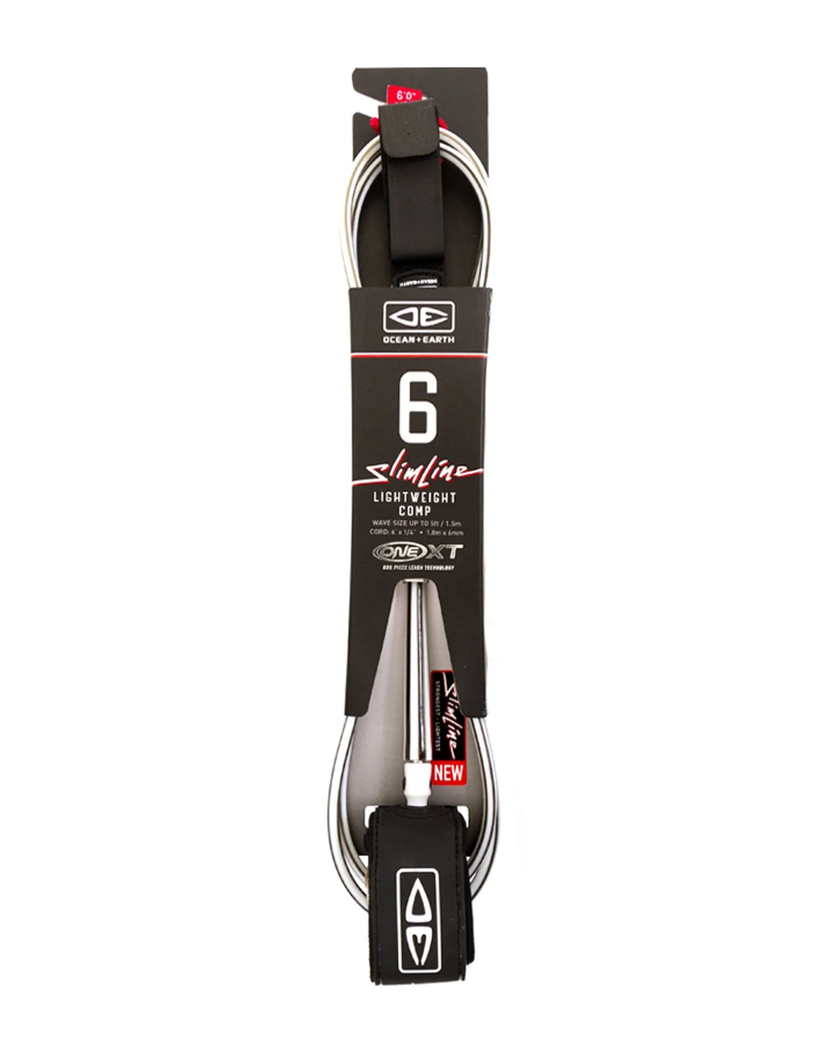 Slimline Lightweight Comp One-XT Leash - 6ft