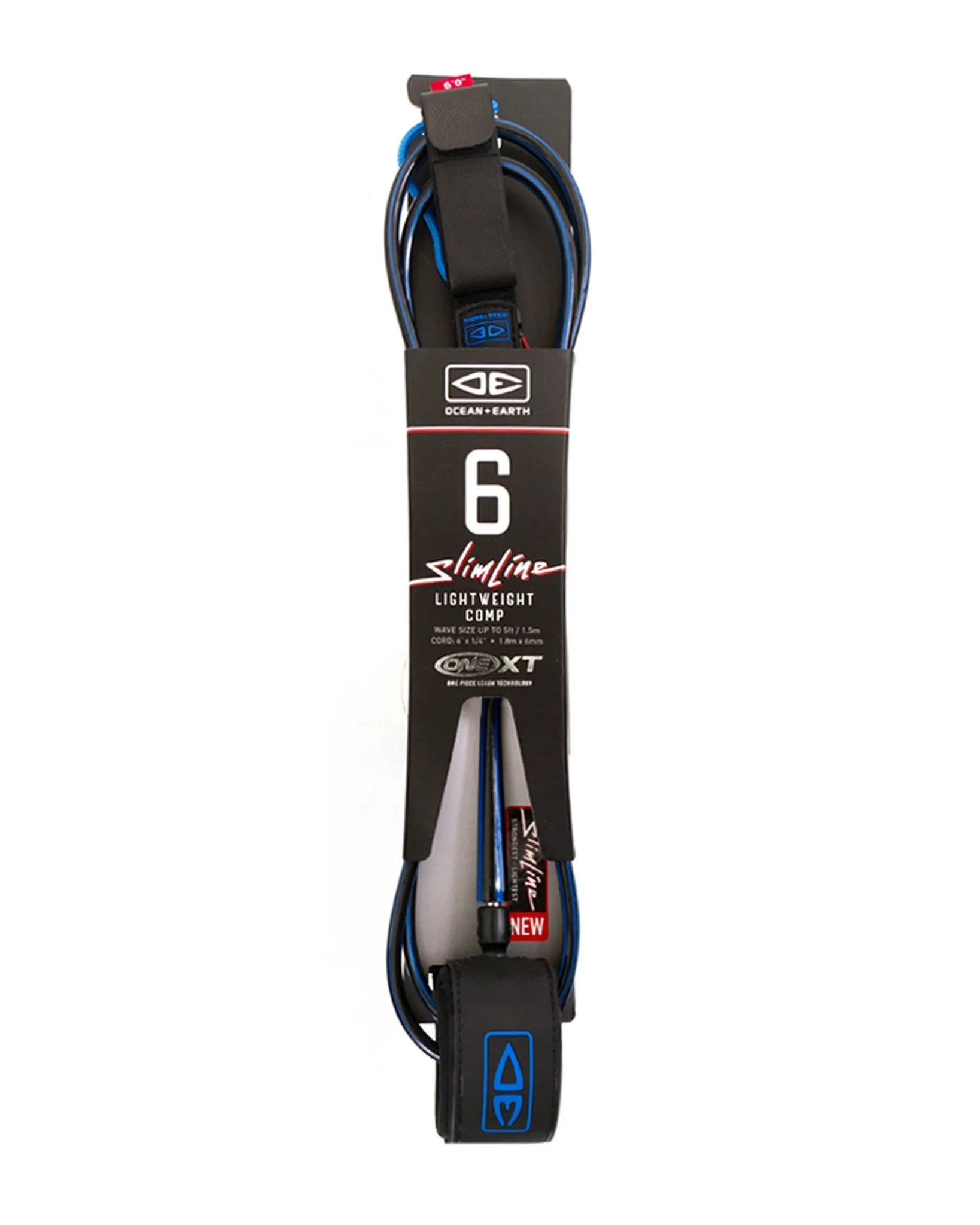 Slimline Lightweight Comp One-XT Leash - 6ft