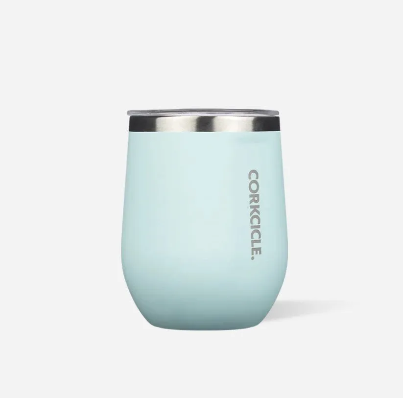 Stemless 12oz Gloss Powder Blue