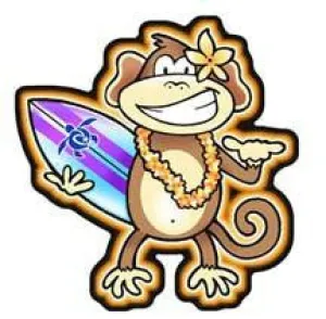 Surf Monkey Decal