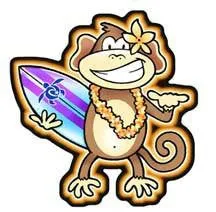 Surf Monkey Decal