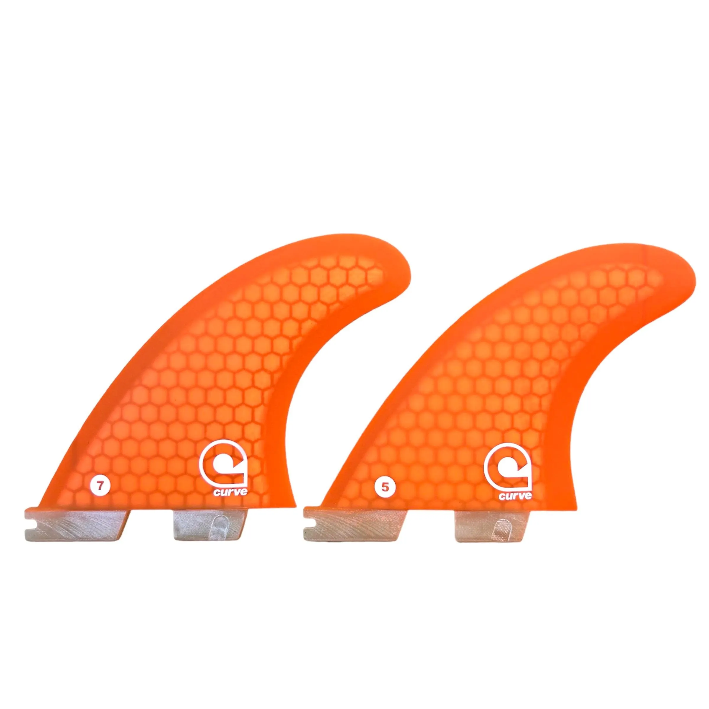 Surfboard Fins L Quad Dual Tab "II" - HEXCORE