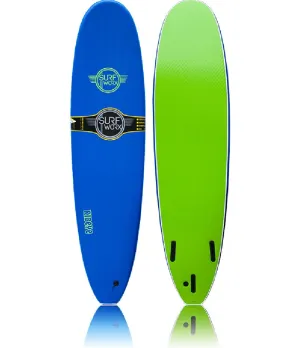 SURFWORX RIBEYE MINI MAL 8' WITH LEASH AND FINS - NAVY