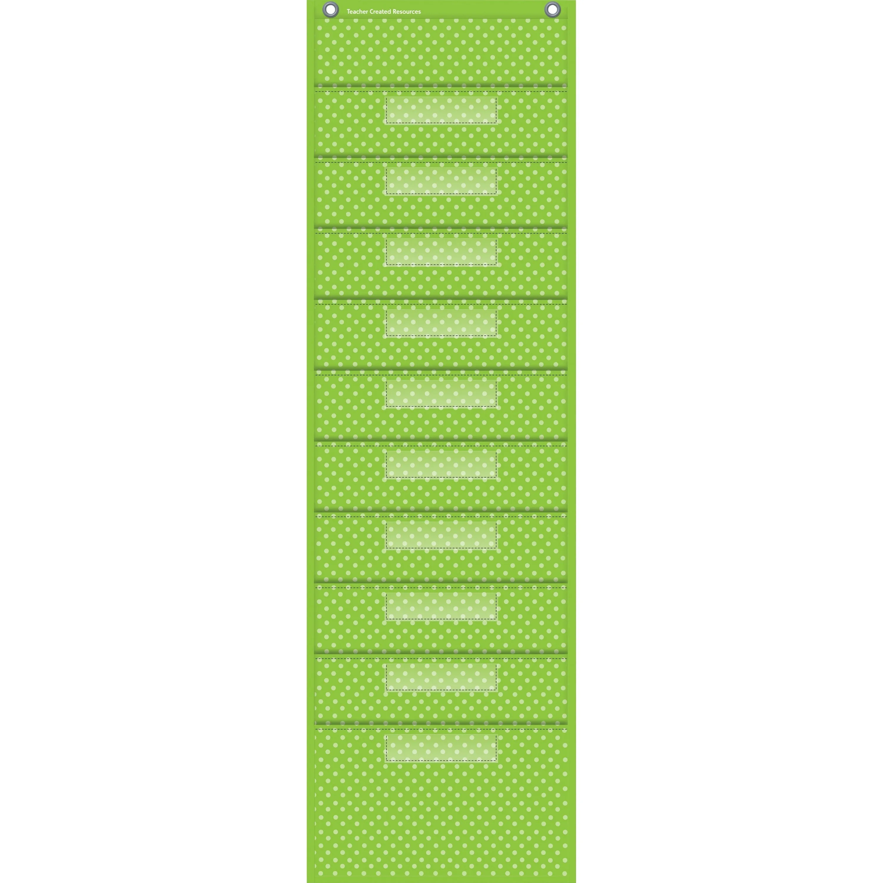 Teacher Created Resources Polka Dot Storage Pocket Chart