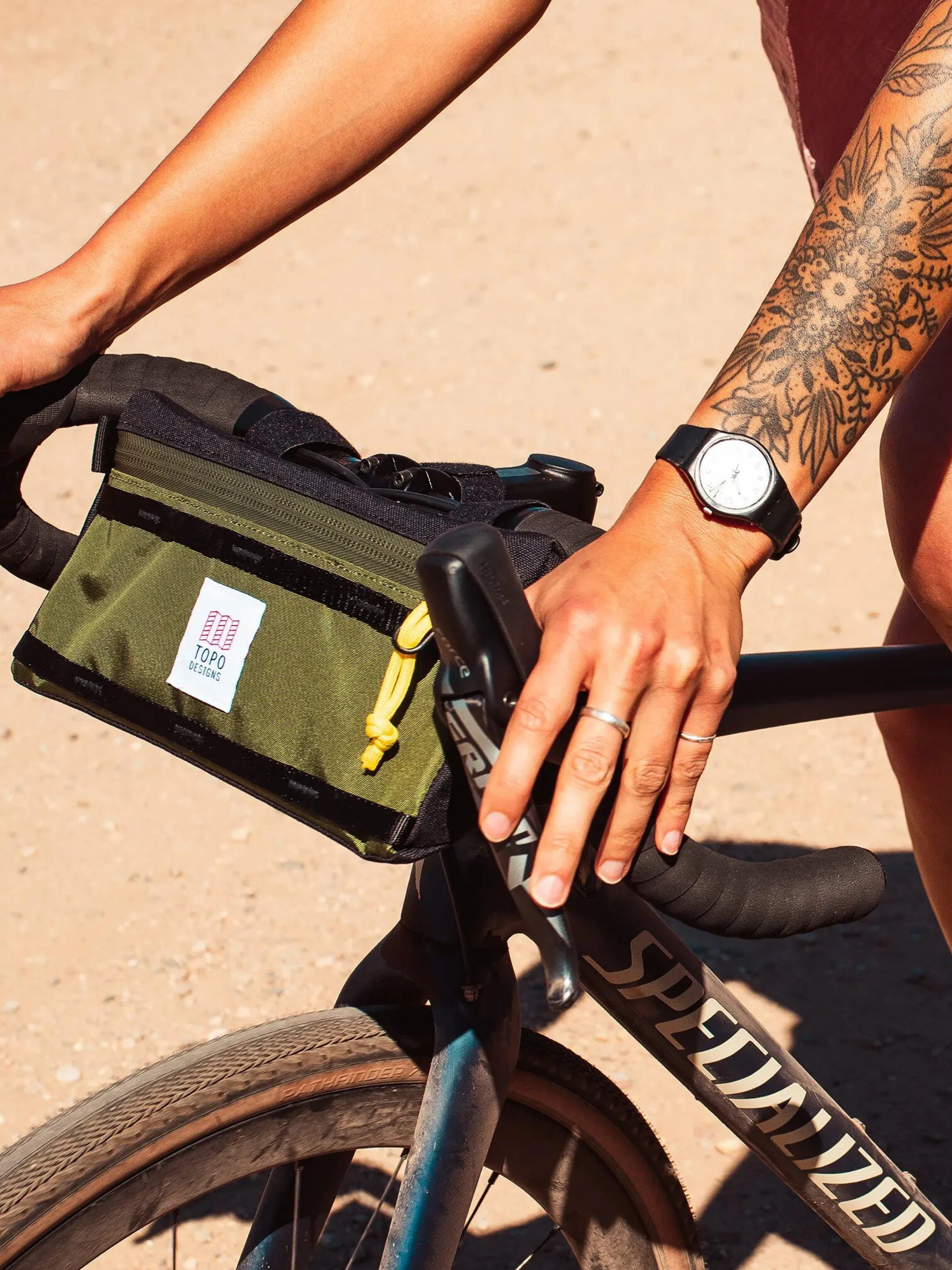 Topo Designs Bike Bag Olive Black