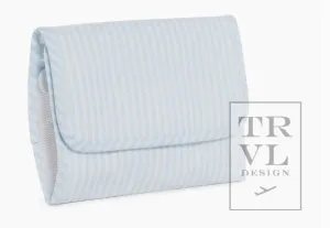 TRVL Design Pimlico Stripe Blue Mini Rollup Hanging Bag