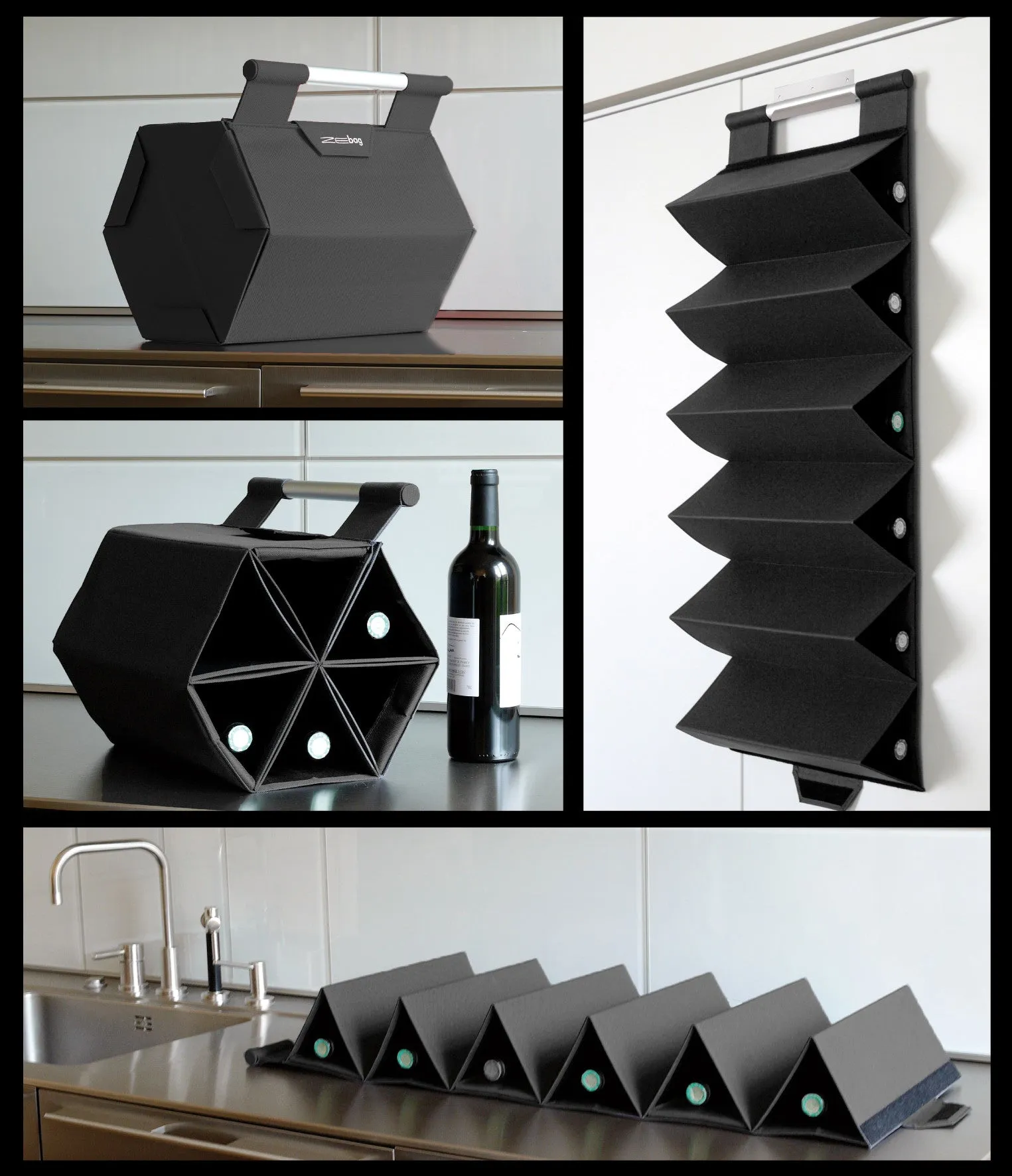 Ultimate Bottle Carrying Case, Charcoal