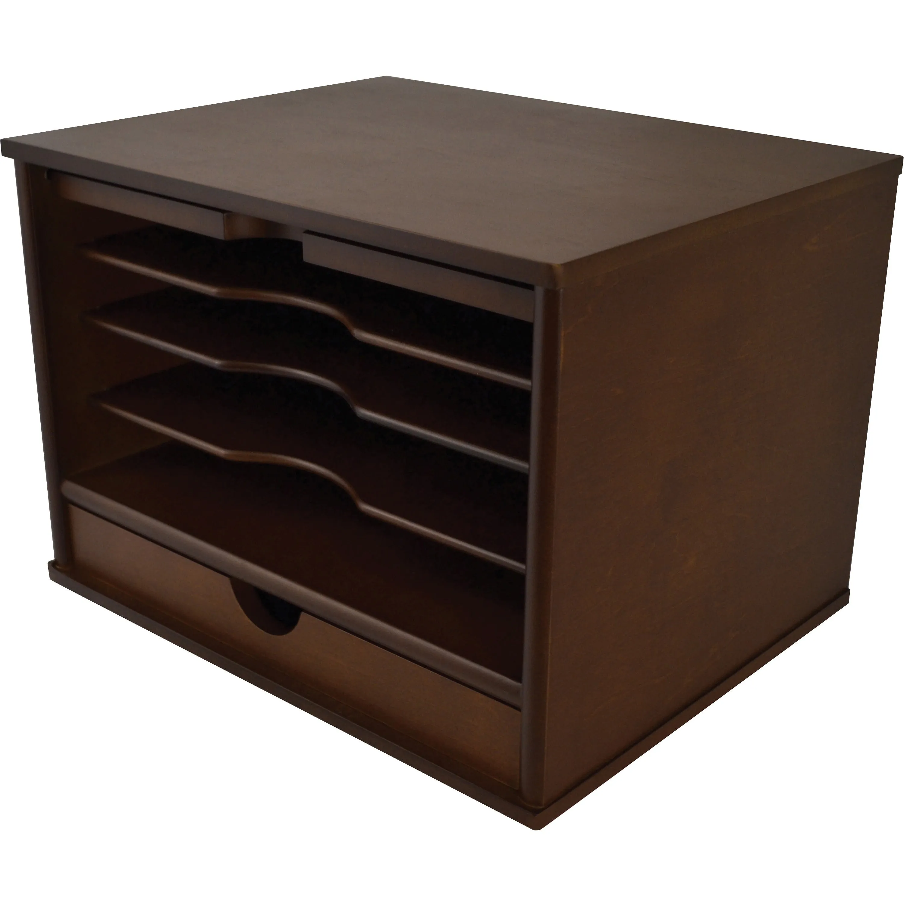 Victor Heritage Wood Desktop Organizer