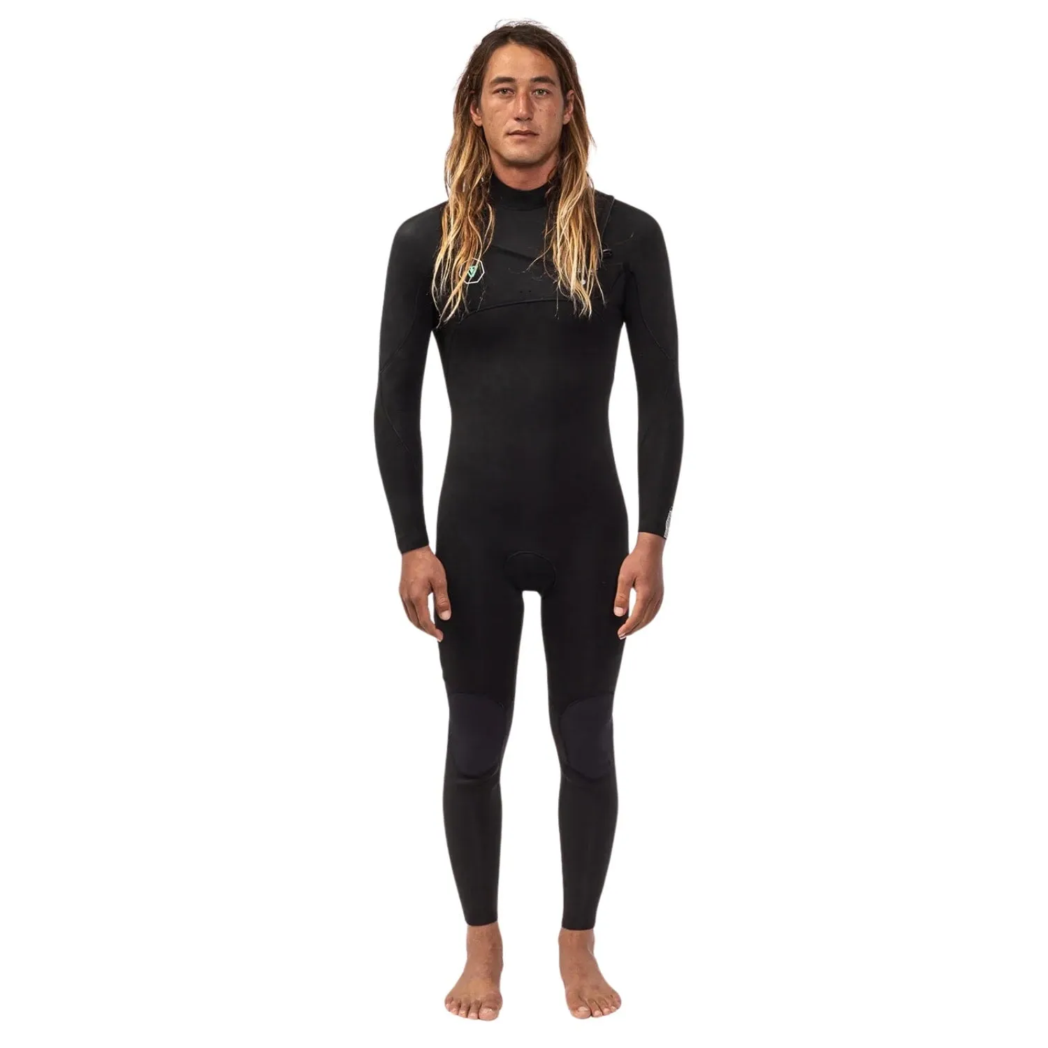 Vissla Mens 7 Seas 5/4mm Chest Zip Wetsuit - Black