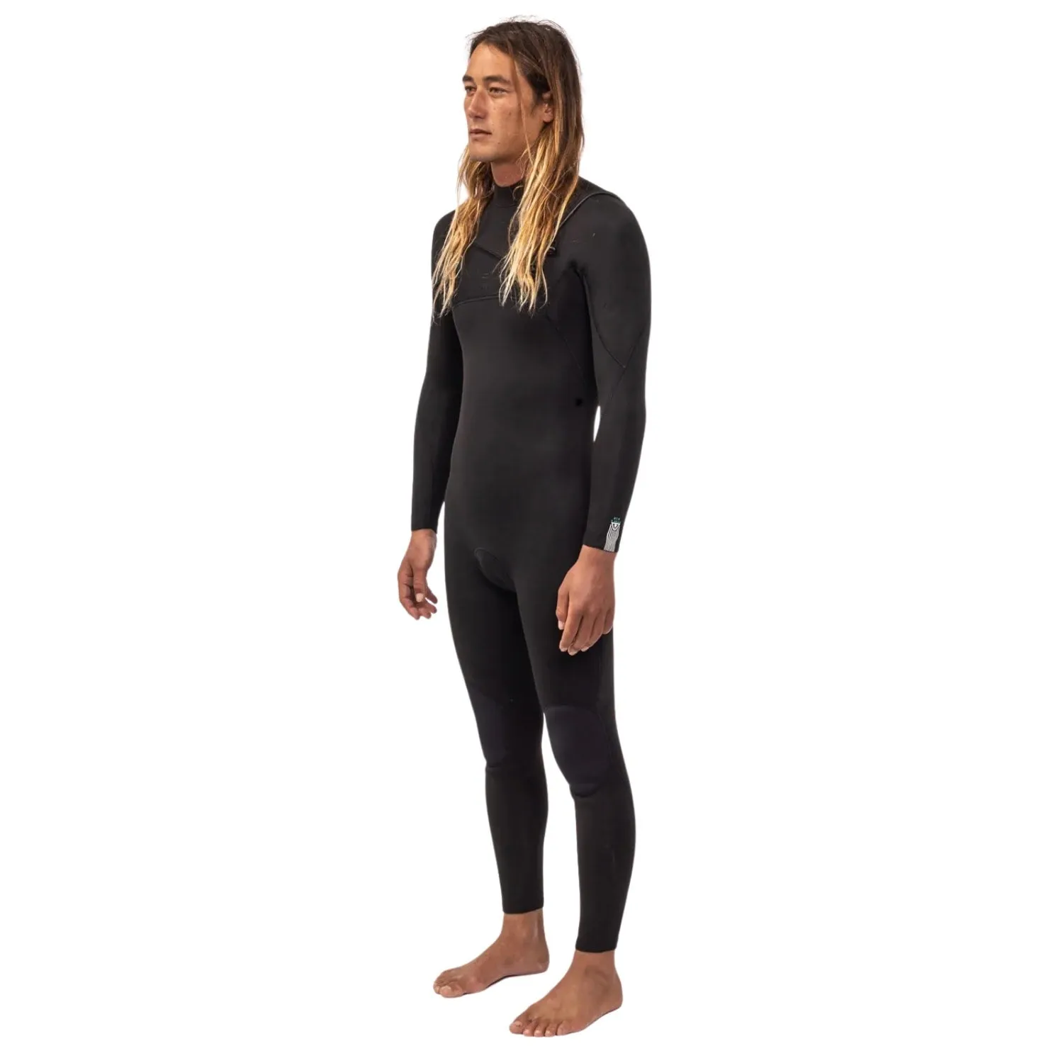 Vissla Mens 7 Seas 5/4mm Chest Zip Wetsuit - Black