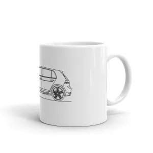 Volkswagen Golf R MK7 Silhouette Mug