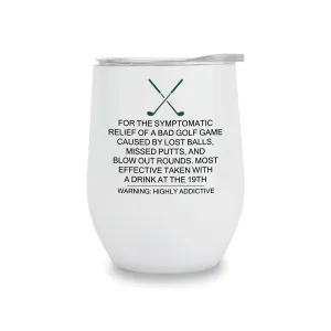 Wine Tumblers - Golf Relief