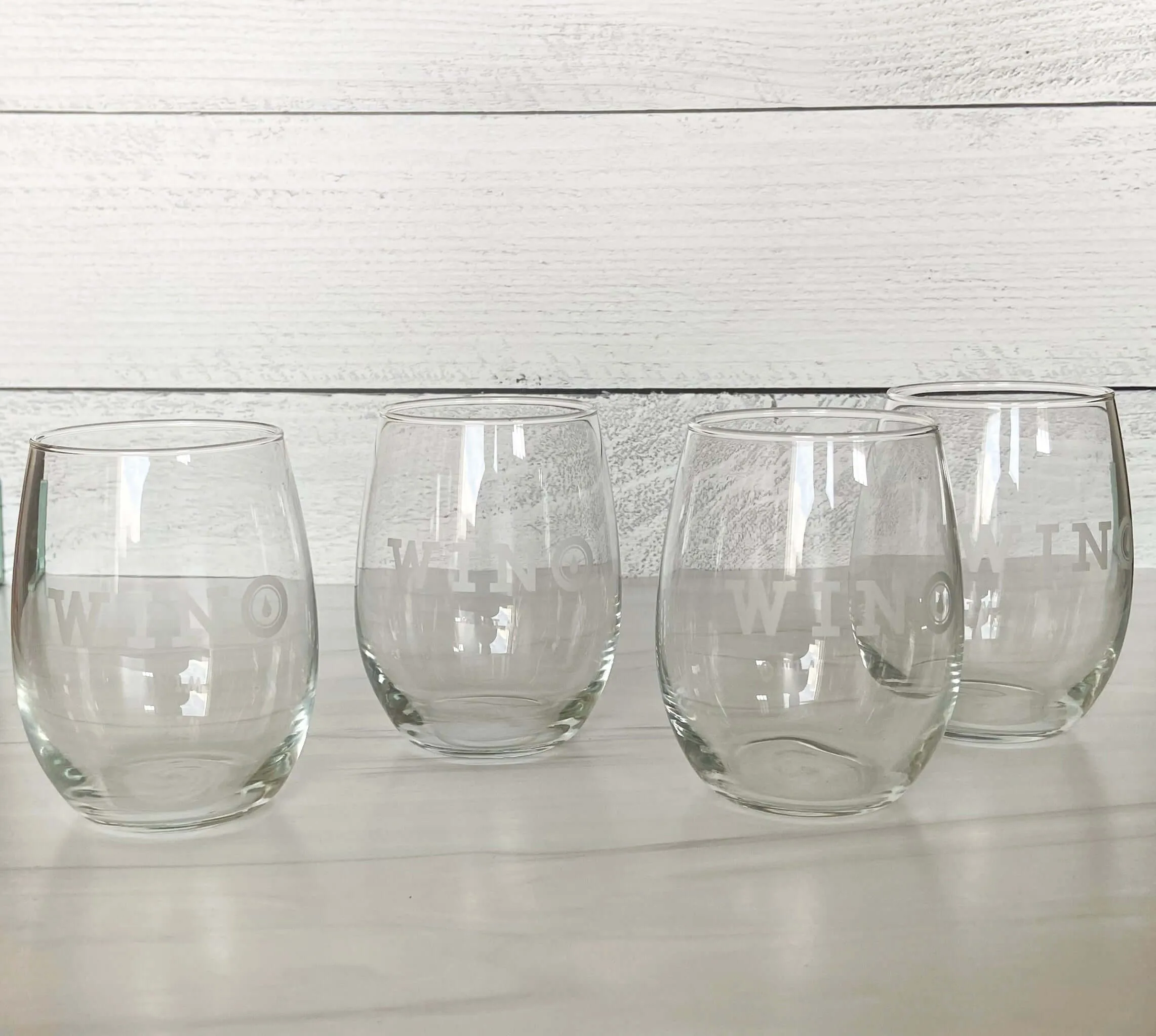 WINO Stemless Wine Glasses