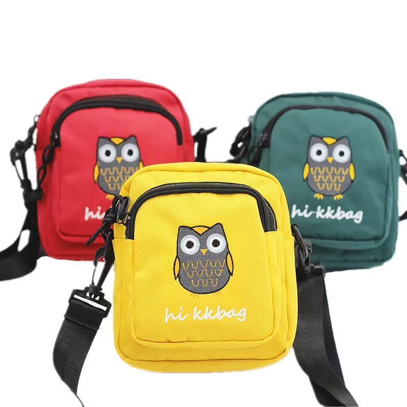 Women's Embroidered Nylon Fashion Cartoon Female Bags