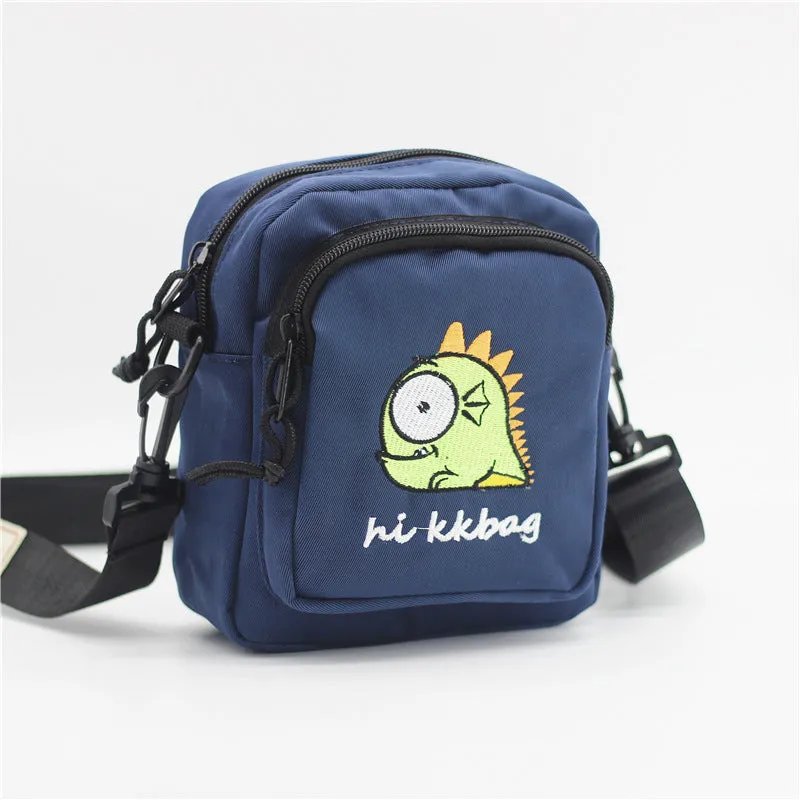 Women's Embroidered Nylon Fashion Cartoon Female Bags