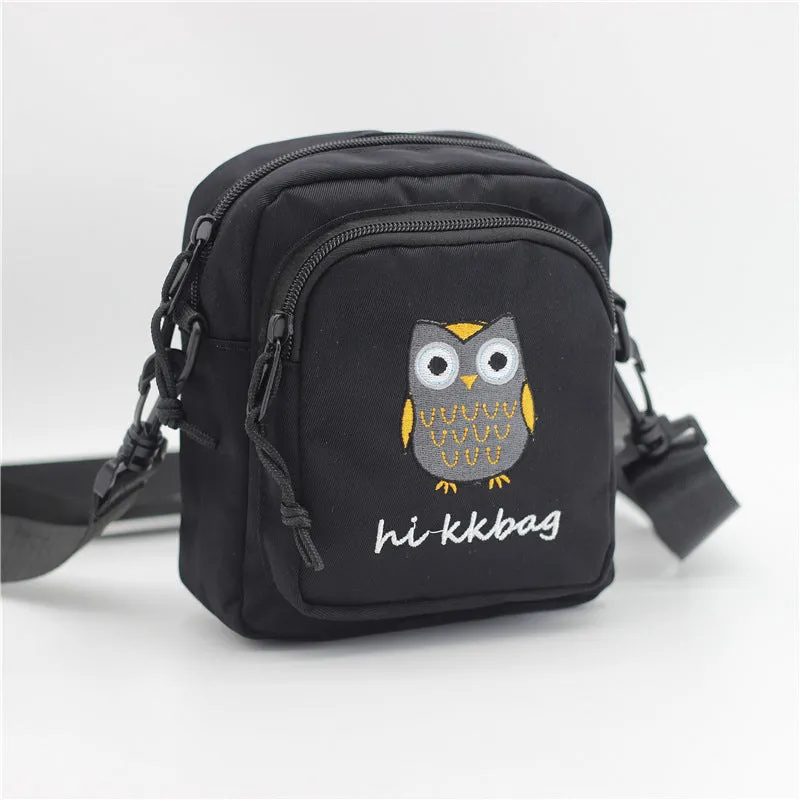 Women's Embroidered Nylon Fashion Cartoon Female Bags