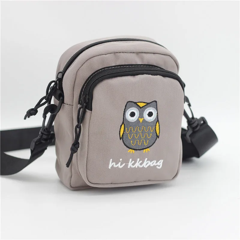 Women's Embroidered Nylon Fashion Cartoon Female Bags