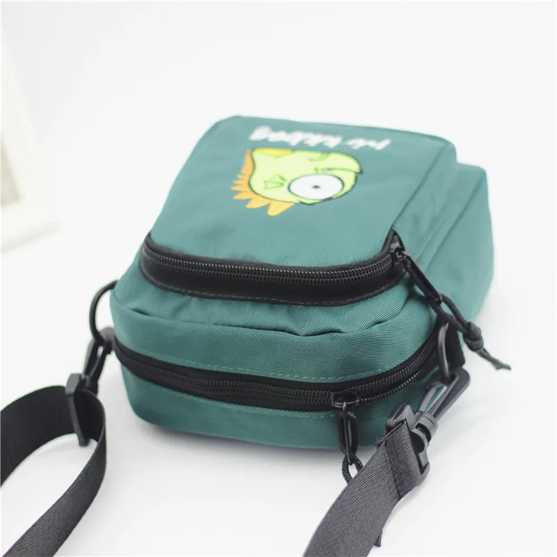 Women's Embroidered Nylon Fashion Cartoon Female Bags