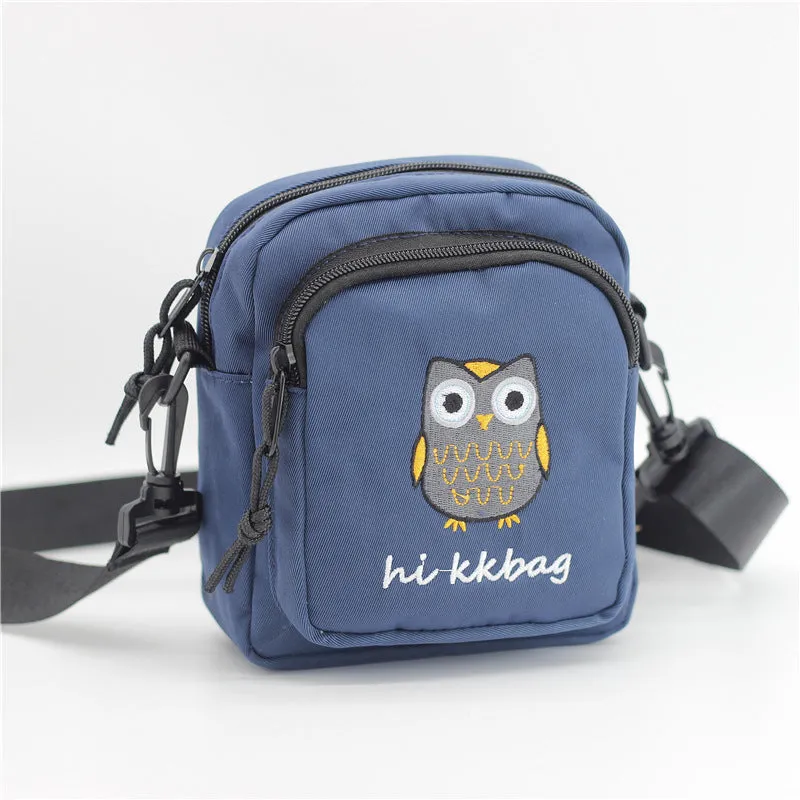 Women's Embroidered Nylon Fashion Cartoon Female Bags