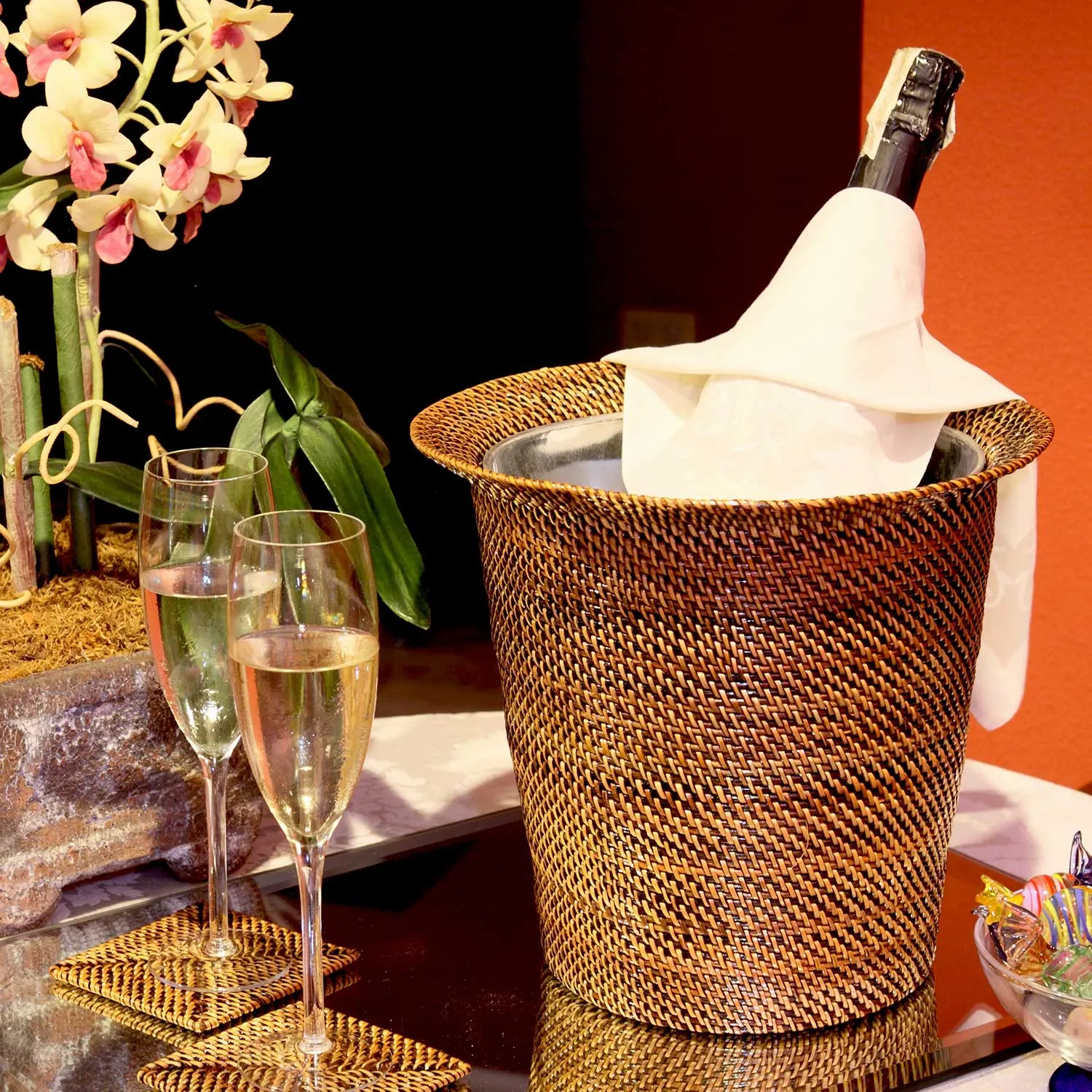 Woven Vine Wine Bucket