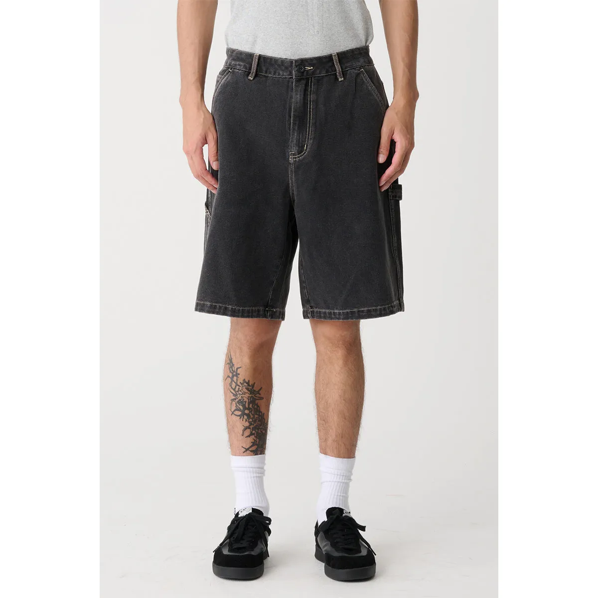 XLarge - Denim Work Shorts Pepper